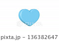 Video of a vibrating heart symbol 136382647