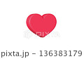 Video of a vibrating heart symbol 136383179