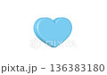 Video of a vibrating heart symbol 136383180