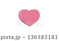Video of a vibrating heart symbol 136383181