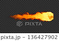 Material Fireball Large (Transparent / 4K / 5-second Loop) [Angle 1] 136427902