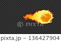 Material Fireball Large (Transparent / 4K / 5-second Loop) [Angle 3] 136427904