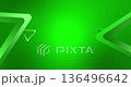 Vibrant green abstract background design. - Loop 3D 136496642