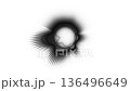 Minimalist 3d render of a black and white orb for sleek broadcast and video presentations, 4k. 136496649