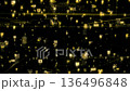 A lot of portraits in cyberspace in social networking concept as database with a stream of faces connected by dark yellow on the background of the planet model, 3d rendering 4K video. 136496848