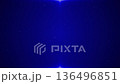 Corporate Blue Particle Background with Smooth Top and Bottom Lighting 136496851