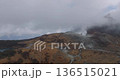 霧島連山　硫黄山噴気孔　空撮 136515021