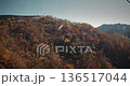 Great Wall Peaks Amidst Vibrant Autumn Colors Great Wall Peaks Amidst Vibrant Autumn Colors 136517044