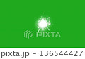 Green screen sparks from crackers animation showing bright flying sparks and glowing particles, ideal for festive visual effects, celebrations, motion graphics, and chroma key compositing. 136544427
