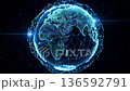 Digital Global Network Technology And World Connectivity. AI Generated 136592791