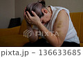 Woman Needs Help, Hurt Lady Displays Urgent Signs Demanding Immediate Medical Attention Now, Victimized Woman With Visible Injuries Urgently Calls For Emergency Medical Aid Without Delay 136633685
