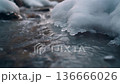融水流入溪流的瞬間。一段極簡風格的早春影像。 136666026