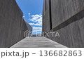 POV Walk Through Modern City Architecture 136682863