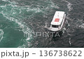 Naruto whirlpools overlooking tide boat 136738622
