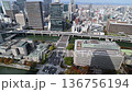 大阪の御堂筋と中之島の風景 (大阪府大阪市北区) チルトアップ 136756194