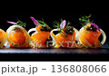 Exquisite Salmon Bites with Caviar and Dill A Culinary Delight. 136808066