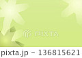 abstract green background with flower shapes 136815621
