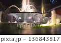 Wadakura Fountain Park Fountain Slow Motion Color Graded 136843817