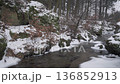 Winter Forest Stream in Little Carpathians, Slovakia 136852913