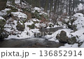 Winter Forest Stream in Little Carpathians, Slovakia 136852914