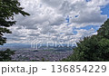 Cloud timelapse, city view from the top of the hill 136854229