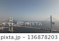 橫濱灣大橋和東京灣，無人機空拍畫面 03 136878203
