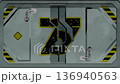 有10秒倒數計時的科幻機械艙門，會噴出煙霧。 136940563
