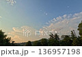 Cloud timelapse, summer evening, northwestern sky. 136957198