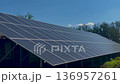 Solar panels. Green energy, renewable energy sources. 136957261