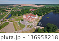 Aerial View of Mir Castle Complex, Belarus 136958218