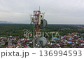 signal transmitter tower during the day 136994593