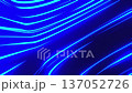 Fast neon lines. Computer generated 3d render 137052726