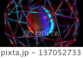 Colorful 3d icosphere. Computer generated 137052733