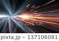 Dynamic abstract background with light trails, perfect for technology, future, and energy concepts. 137106081