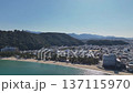 Drone aerial shot of Awaji Island's Sumoto City and Sumoto Port 137115970