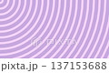 seamless looped Hypnotic lavender circular wave motion graphic creating an optical illusion with expanding arcs, an abstract animation background with a psychedelic loop and pattern 137153688