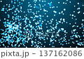 Blue screen with moving particles 137162086