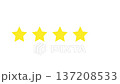 Star rating animation, rating star review. 137208533