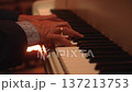 Subtle Piano Music Creation. Graceful Pianist Gracefully Executes Smooth And Soothing Jazz Tunes 137213753