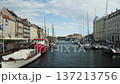 Lively Waterway With Boats And Cafes. Colorful Port Filled With Yachts And Bustling Streets 137213756