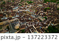 Aerial view of the ancient french medieval city of Troyes with beautiful architecture and history 137223372
