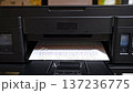 Inkjet printer printing document pages 137236775