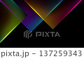 Colorful glowing neon shapes abstract concept futuristic motion background 137259343