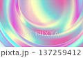 Abstract colorful gradient holographic liquid waves futuristic motion background 137259412