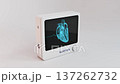Advanced Medical Heart Monitor Display Showing Digital Cardiac Anatomy Visualization for Healthcare Technology, Diagnostics and Clinical Use 137262732