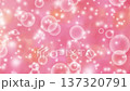 Fancy video with fluffy circles and sparkles flying up/pink 137320791