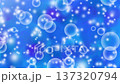 Fancy video with fluffy circles and sparkles flying up/Blue 137320794