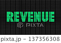 未来の収益のためのフラットグリッド上の抽象的な獲得グラフィック 137356308