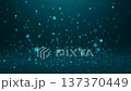 深青色背景和漂浮的光粒子，醫療技術廣告視頻 137370449