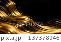 Golden shining energy lines background (copy space) 137378946